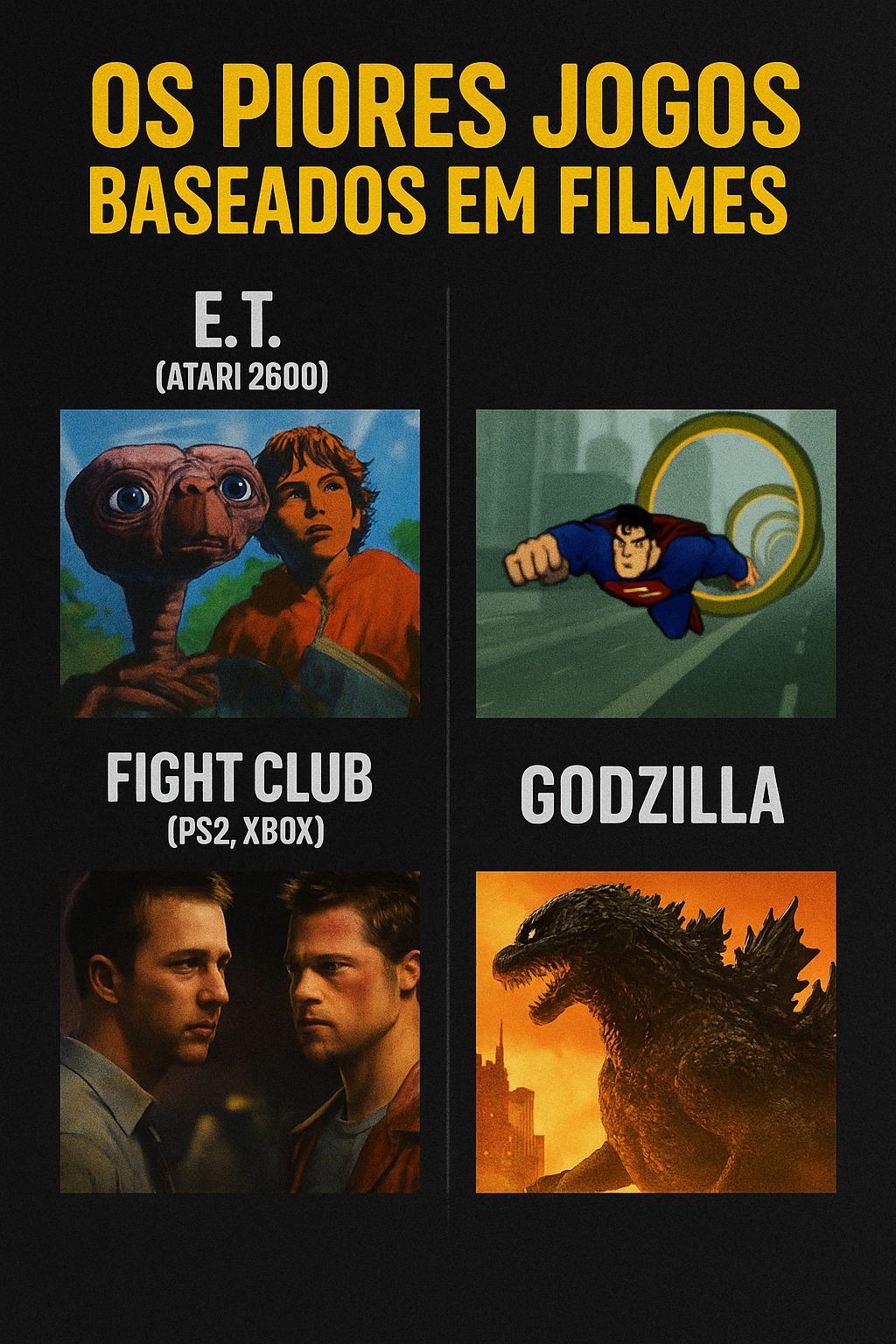 Quando Hollywood Falha nos Games: os Piores Jogos de Filme já Lançados